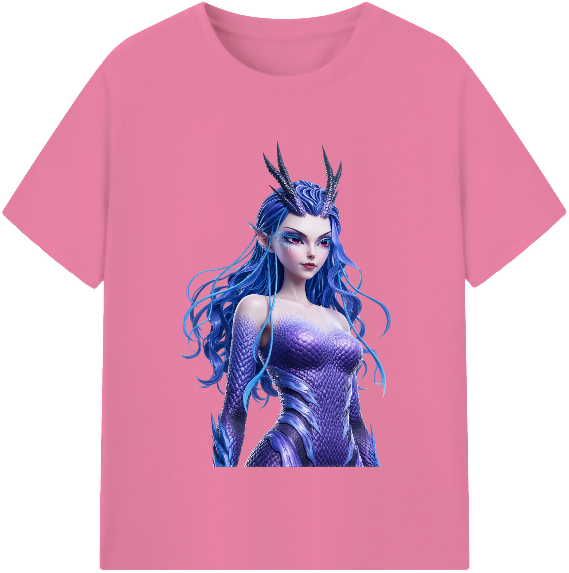 （画像用） Ne Zha 2 ナタ 魔童の大暴れ 綿100％半袖Tシャツ（フロントプリント）